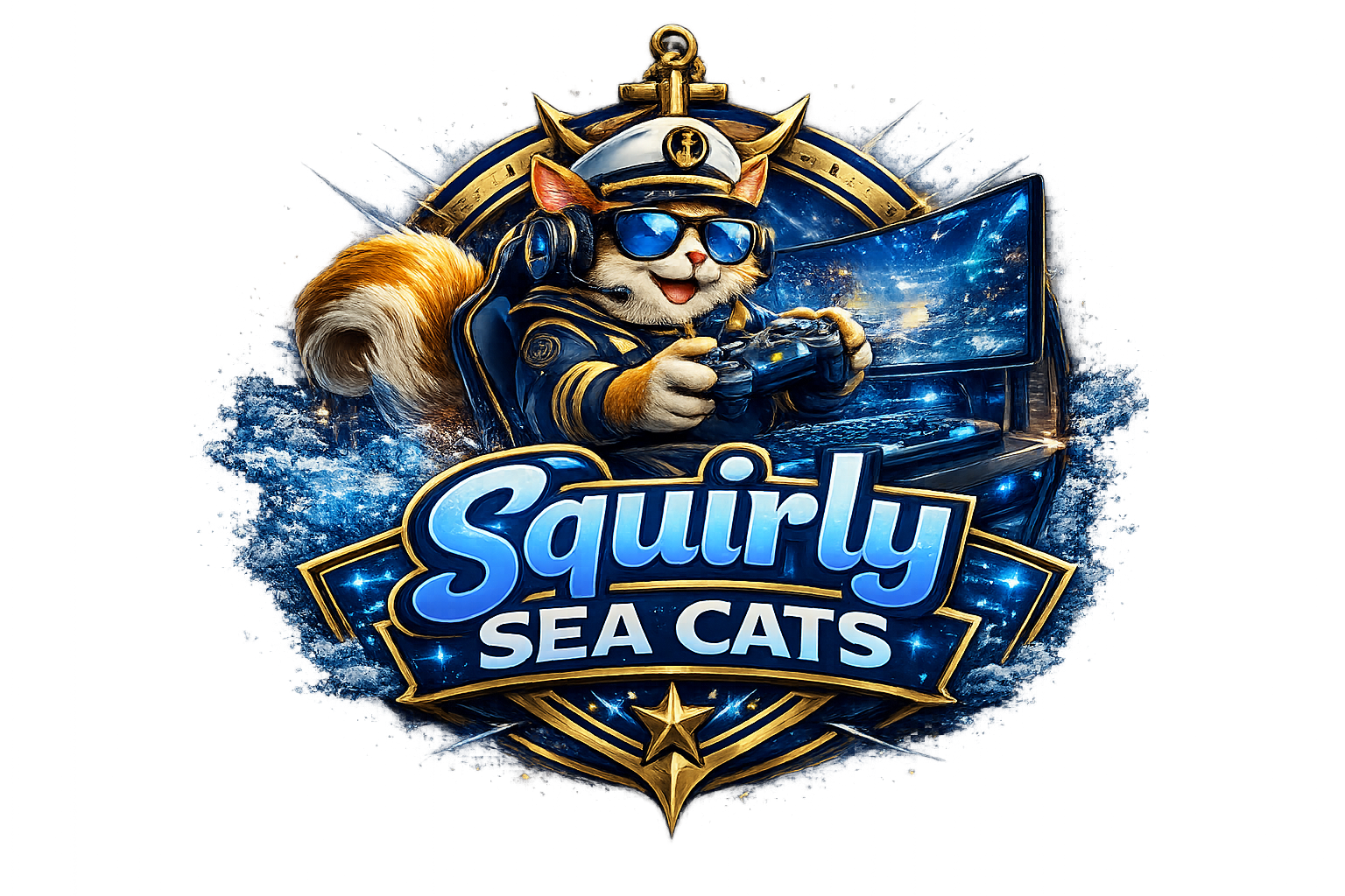 SQUIRLY CATS logo